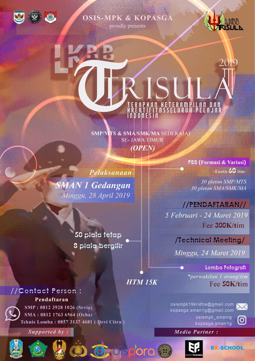 LKBB TRISULA 3 2K19 - SMA NEGERI 1 GEDANGAN