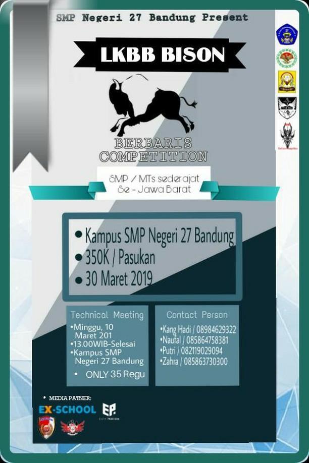 LKBB BISON JABAR 2019 - SMP NEGERI 27 BANDUNG
