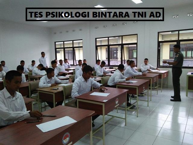 Tes Psikologi atau Psikotes BINTARA TNI AD